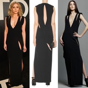 NWT - Tom Ford Black Gown (Autumn/Winter 2015) - Size 8